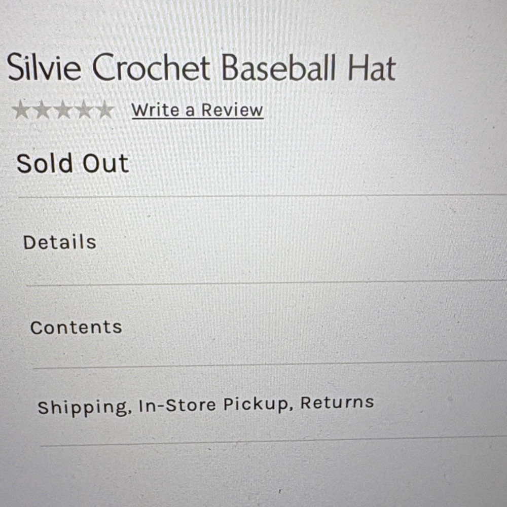 Free People Cream Crochet Hat - Picture 7 of 8